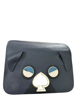 NWOT Kate Spade NAVY DOG Make It Mine twistlock FLAP
